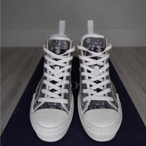 Dior High-Top Sneakers - White and Blue